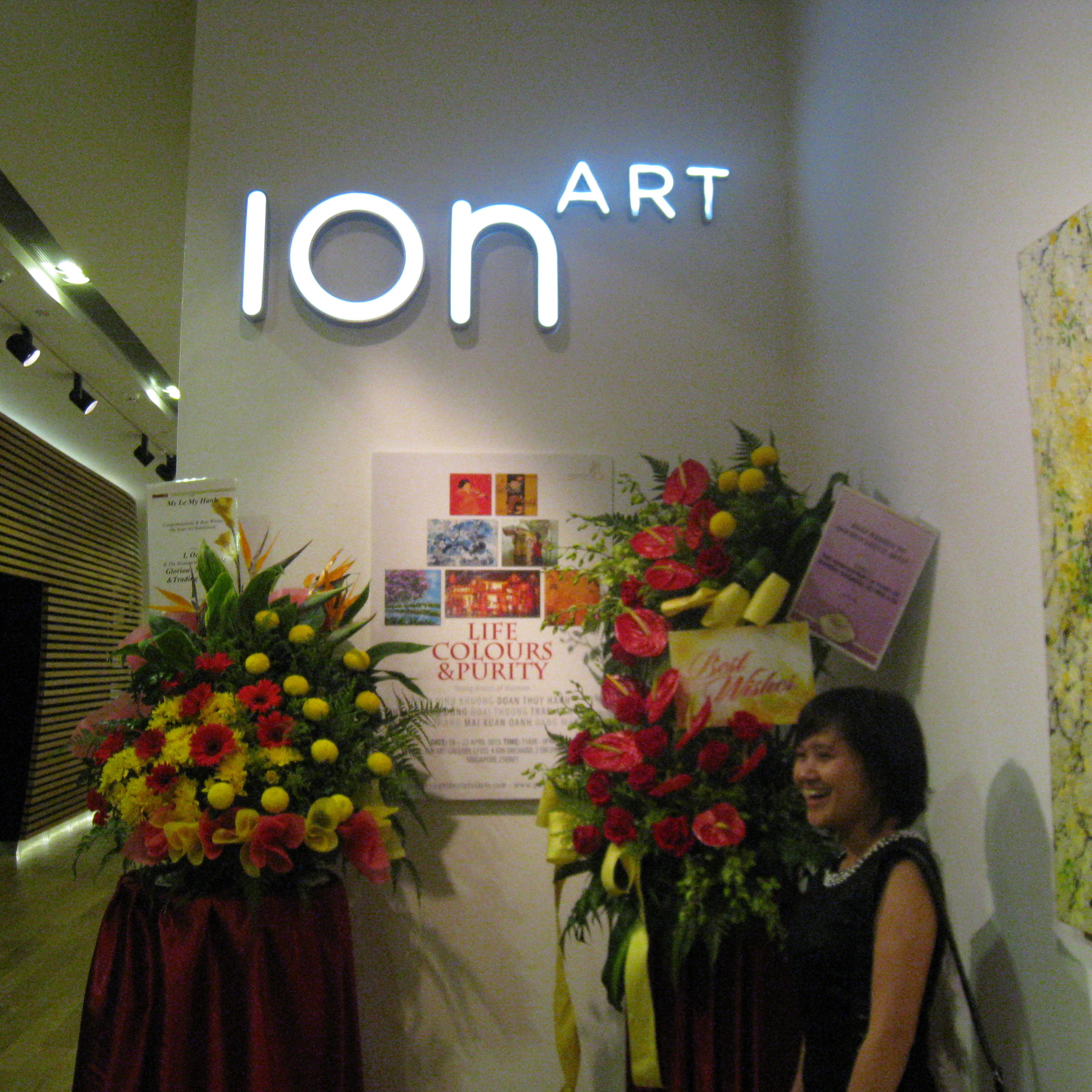 Exhibition “Life Colours & Purity” at ION Gallery in Singapore